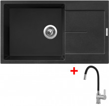 Sinks ULTIMA 860 XXL Metalblack + F...